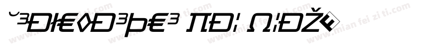 TradeMarker Fat Ital字体转换